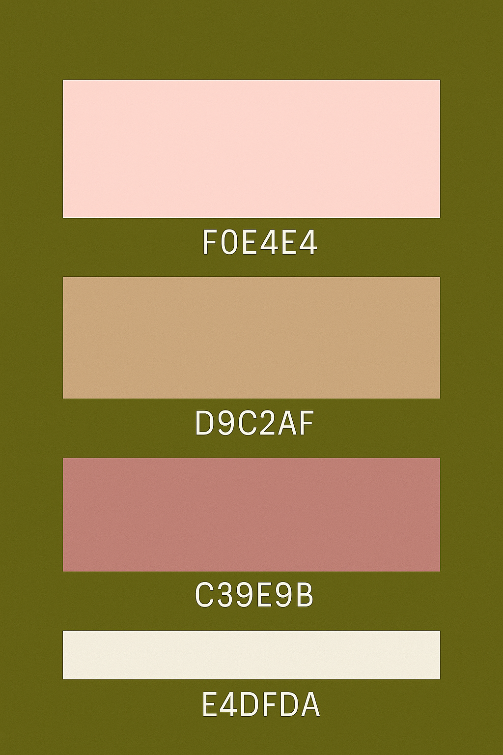 Balletcore Color Palette